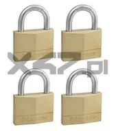 Kłódki - Master Lock Yale 150EURQNOP Zestaw czterech kłódek otwieranych jednym kluczem - miniaturka - grafika 1