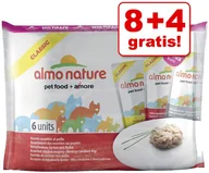 Mokra karma dla kotów - Almo Nature 8 + 4 gratis! Mieszany pakiet Classic 12 x 55 g 3 smaki tuńczyka w galarecie - miniaturka - grafika 1