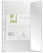 Koszulki na dokumenty - Q-Connect KOSZULKA Z KLAPKĄ B4 GROSZ. PP 100mic 10szt Q-CON. - miniaturka - grafika 1