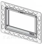 Przyciski spłukujące - TECE Ramka do montażu przycisków WC -biała 9.240.646 - miniaturka - grafika 1