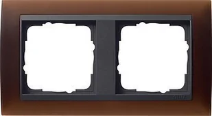 Gira EVENT BRĄZ/ANTRACYT Ramka X2 0212 13 - Klawisze i ramki - miniaturka - grafika 2