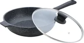 Patelnie - Maestro Głęboka patelnia z pokrywką MR-1226-28 - miniaturka - grafika 1