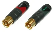 Złącza, przejściówki, adaptery - Neutrik Wtyk RCA Profi NF2C-B/2 (para) - miniaturka - grafika 1