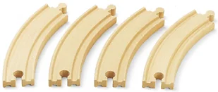 Brio Długie zakręty,170 mm, 4 szt. 33342 - Zabawki interaktywne dla dzieci - miniaturka - grafika 3