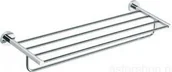 Półki łazienkowe - Bemeta Półka na ręczniki z relingiem OMEGA E 104105072 - miniaturka - grafika 1