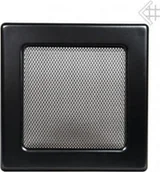 Akcesoria kominkowe - Kratki.pl Kratka 17/17 czarna - miniaturka - grafika 1