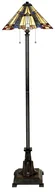 Lampy stojące - Elstead Lighting Lampa podłogowa witrażowa INGLENOOK QZ/INGLENOOK/FL - - miniaturka - grafika 1