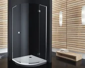 Kabiny prysznicowe - Atrium Roma 90x90 szkło przejrzyste AF09B - miniaturka - grafika 1