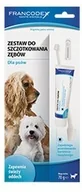 Higiena jamy ustnej zwierząt - Francodex Zestaw do szczotkowania zębów pasta + szczoteczka [FR179122] MS_13257 - miniaturka - grafika 1