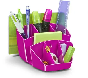 CEP Przybornik na biurko CEPPro Gloss polistyren różowy - Przyborniki na biurko - miniaturka - grafika 2