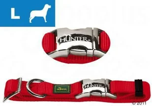 Hunter Vario Basic Obroża z zapięciem aluminiowym, L - Obwód: 45 - 65 cm, szer. - Obroże dla psów - miniaturka - grafika 2