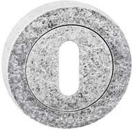 Klamki - Metalbud Szyld drzwiowy  Tosca okrągły na klucz nikiel antyczny - miniaturka - grafika 1