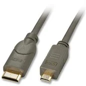 Kable - LINDY Lindy High Speed   z Ethernet przewód HDMI  Mini HDMI typ C to Micro HDMI typ D 4002888413404 - miniaturka - grafika 1