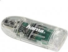 Hama Czytnik kart SD/ MicroSD 8W1, USB 2.0 - Części i akcesoria do laptopów - miniaturka - grafika 2