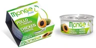 Mokra karma dla kotów - Monge Fruit Kurczak I Papaja 80G - miniaturka - grafika 1