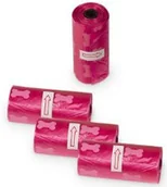 Woreczki na psie odchody - Nobby Woreczki na psie ekskrementy różowe 4x15szt. nr kat. 67358 - miniaturka - grafika 1