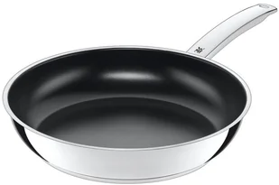 WMF Durado patelnia o średnicy 28 cm, polerowana stal szlachetna Cromargan, z uchwytem ze stali szlachetnej, krawędź do wylewania, indukcja 748286021 - Patelnie - miniaturka - grafika 2