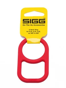 Sigg Uchwyt D-Neck Ring Czerwony 8475.50 - Kubki dla dzieci - miniaturka - grafika 3