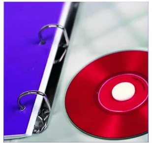 APLI Krążek mocujący płyty CD/DVD do dokumentów 35szt. kółeczek AP11671 - Kleje biurowe - miniaturka - grafika 3