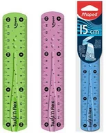 Linijki, ekierki - Maped LINIJKA niełamliwa 15 cm TWISTN FLEX - CORE200 NB-6207 - miniaturka - grafika 1