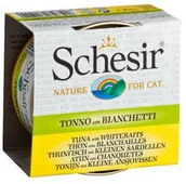 Mokra karma dla kotów - Schesir w bulionie, 6 x 70 g - Tuńczyk z kurczakiem - miniaturka - grafika 1