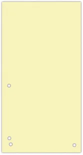 Donau PRZEKŁADKA KARTONOWA 1/3 A4 KOLOROWA ŻÓŁTA - Przekładki do segregatorów - miniaturka - grafika 3