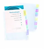 Artykuły biurowe - Elba KOSZULKA KRYSTALICZNA A4+ PP 80 MIC Z PRZEKŁADKAMI 1-12 wszystko dla domu i biura! 100204586 - miniaturka - grafika 1