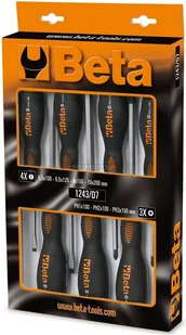 BETA KOMPLET wkrętakÓW PŁASKICH I KRZYŻAKOWYCH 7 SZT. 1243/D7 - Śrubokręty - miniaturka - grafika 4