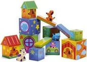 Klocki - Djeco Cubanimo klocki ze zwierzętami - miniaturka - grafika 1