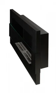 Ecofire wiszący 650x400 Czarny z szybą - Wkłady kominkowe - miniaturka - grafika 4