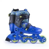 Rolki - Spokey BUDDY ABEC1 Carbon vel 34-37 Niebieski - miniaturka - grafika 1