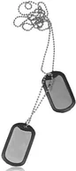 Survival - akcesoria - Mil-Tec / NIEMCY Nieśmiertelnik dog-tag z gumkami srebrne (16311018) - miniaturka - grafika 1