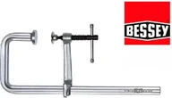 Imadła i ściski - Bessey ścisk śrubowy stalowy omijający w kształcie U GUZ (GU25-12-6ZK) - miniaturka - grafika 1