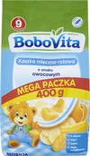 Kaszki dla dzieci - Bobovita Kaszka mleczno-ryżowa o smaku owocowym 400g) - miniaturka - grafika 1