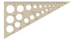 Koh-i-noor EKIERKA 60/250 22cm 745920 - Linijki, ekierki - miniaturka - grafika 2