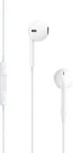 Akcesoria do MP3 - Apple Słuchawki douszne EarPods z pilotem i mikrofonem - miniaturka - grafika 1
