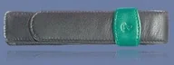 Etui na długopisy i pióra - Pelikan Etui SKÓRZANE TG12 CZARNO-ZIELONE 923524 - miniaturka - grafika 1