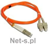 A-LANTEC Alantec FO Patch cord SM LC-SC 1m 9/125 duplex FOC-LCSC-9SMD-1 - Kable komputerowe i do monitorów - miniaturka - grafika 2