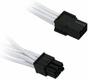 Kable komputerowe i do monitorów - BitFenix Przedłużacz 6-Pin PCIe 45cm - opływowy biało czarny BFA-MSC-6PEG45WK-RP - miniaturka - grafika 1