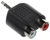 Akcesoria do monitoringu - Abcvision ROZGAŁĘŹNIK 2C-G/J-W3.5S JACK CINCH - miniaturka - grafika 1