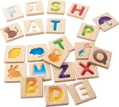 Zabawki interaktywne dla dzieci - Plan Toys Alfabet A-Z angielski) PT5637 - miniaturka - grafika 1