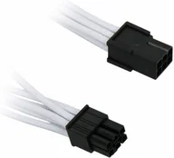 Kable komputerowe i do monitorów - BitFenix Przedłużacz 6-Pin PCIe 45cm - opływowy biało czarny BFA-MSC-6PEG45WK-RP - miniaturka - grafika 1