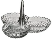 Miski i półmiski - Guzzini Miseczka na przekąski Tiffany potrójna antracytowa - miniaturka - grafika 1