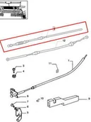 Części i akcesoria do maszyn rolniczych - CNH LINKA GAZU NOŻNEGO 5092568 - miniaturka - grafika 1