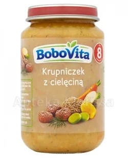 Bobovita BOBOVITA KRUPNICZEK Z CIELĘCINĽ PO 8 MIESIĽCU 190 G 15591571 - Dania dla dzieci - miniaturka - grafika 2