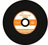 Nośniki danych - MediaRange półfabrykaty mr225 CD-R (52 X High-Speed, 700 MB/80 min., Vinyl 50-ER Spindle) 4260057132192 - miniaturka - grafika 1