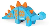 Klocki - Janod , klocki drewniane Stegosaurus - miniaturka - grafika 1