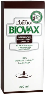 Lbiotica BIOVAX Szampon do włosów słabych 200ml - Szampony do włosów - miniaturka - grafika 3