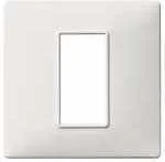 Klawisze i ramki - Vimar Ramka 1M biała 14641.01 - miniaturka - grafika 1