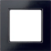 Klawisze i ramki - Jung A CREATION CZARNY Ramka X2 AC582SW - miniaturka - grafika 1